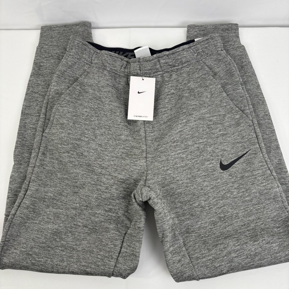 Nike Mens Therma-FIT Training Joggers Dark Grey Heather 932255-063 Small NWT - Picture 3 of 8